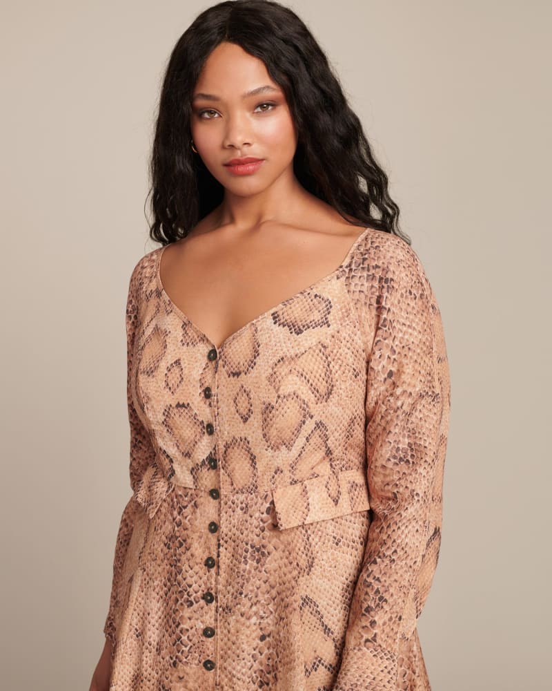 Express snake print dress hotsell